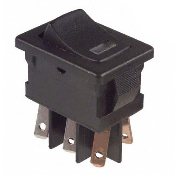 SWITCH ROCKER DPST On-Off 10A 125V LED/Green