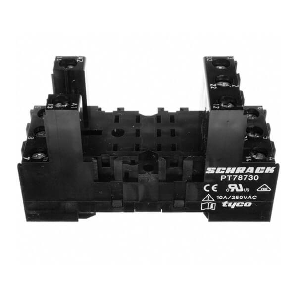 RELAY SOCKET DIN RAIL 11PIN PT78730 - 9-1415071-1