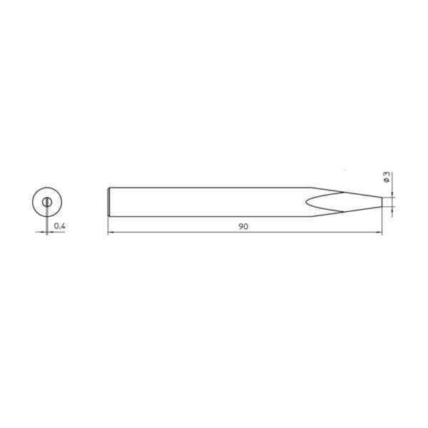 HAVYA UC 3,0mm / SPI-81 / WELLER - WELLER-4SPI80234-1