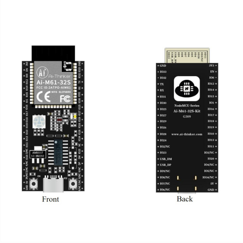 EVAL BOARD FOR AI-M61-32S - NODEMCU-AI-M61-32S-KIT