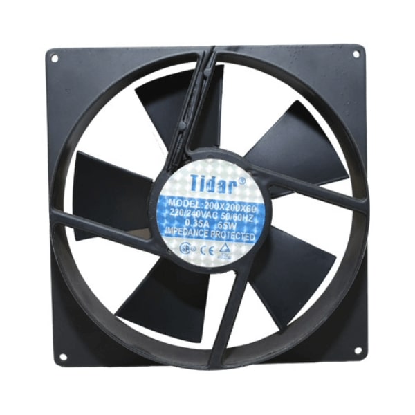 FAN 220x60MM 220V 0.30A 44W 2400RPM BB Ø - RQA20060 HBL