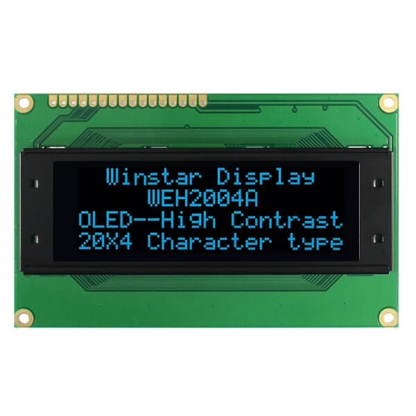 OLED COB CHARACTER 20X4 BLUE WITHOUT TOUCH - WEH002004ABPP5N00100