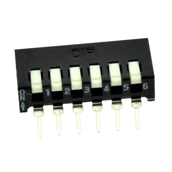 SWITCH DIP 6 Pos. THT V/T - PI060900