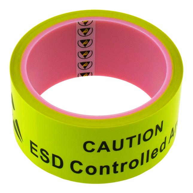 FLOOR WARNING TAPE ESD T0.038 45MMx25M
