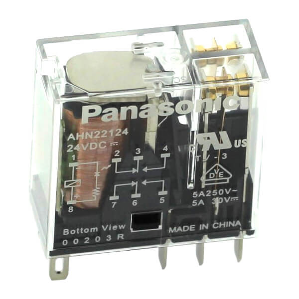 RELAY 5A 24VDC 2PNC PANASONIC - AHN22124