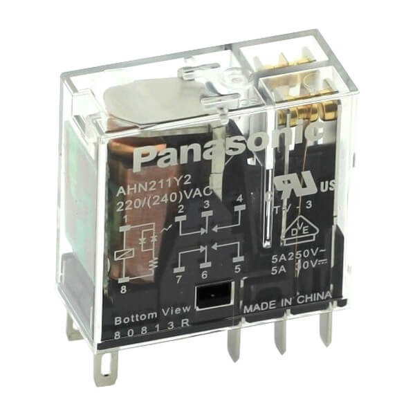 RELAY 5A 220VAC WITH LED 2PNC PANASONIC - AHN211Y2