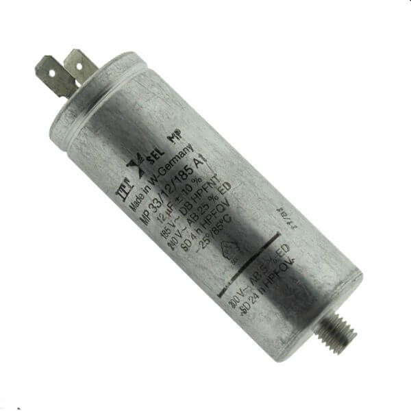 CAP.POL.12uF 185VDC 30x80MM ITT - KP126K185V30X80