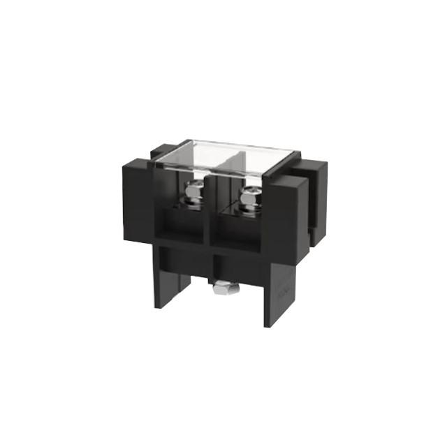 TERM.BLK.27MM 2P 180C BARRIER BLOCKS BLACK - DG200D-A-02P-13-00AH