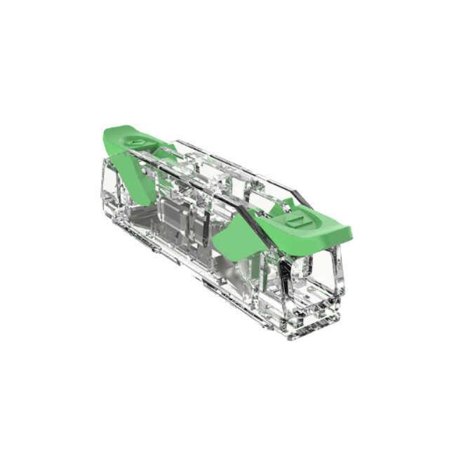 TERM.BLK.5.60MM 1P PCB SPRING TYPE TRANSPARENT