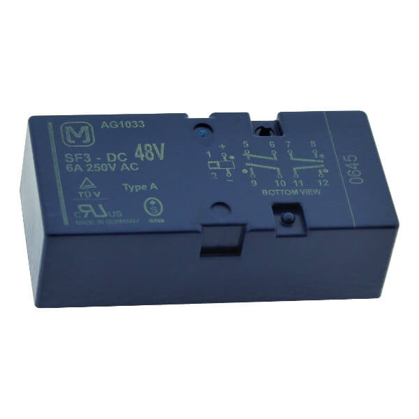 RELAY 6A 48V 3PNC PANASONIC - SF3-DC48V