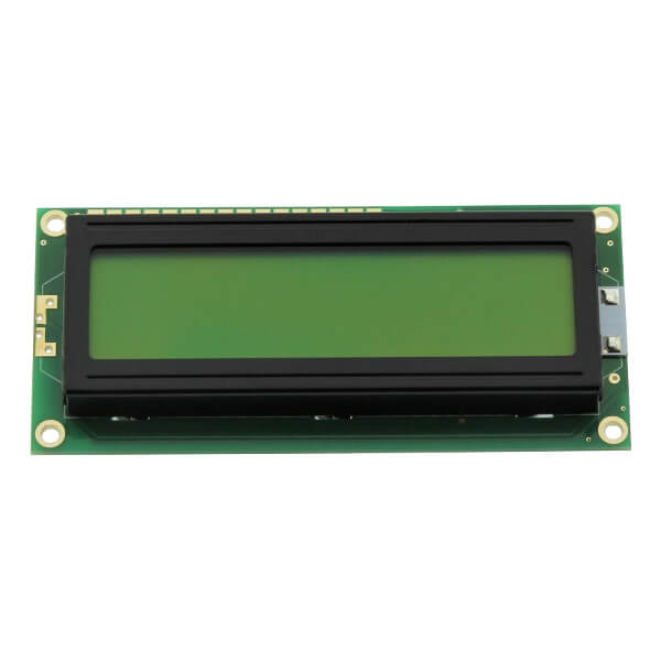 LCD CHARACTER 16X2 STN YELLOW GREEN 5V - PCM1602K-FL-YBS-01