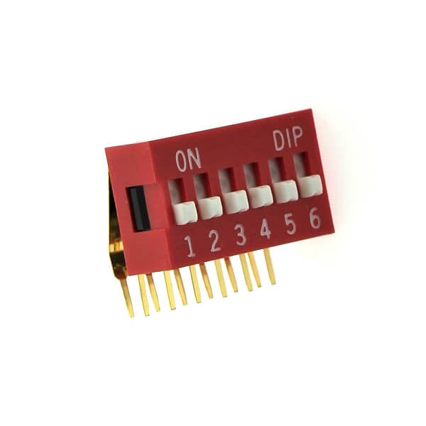 SWITCH DIP 6 Pos. THT R/A - DA-06