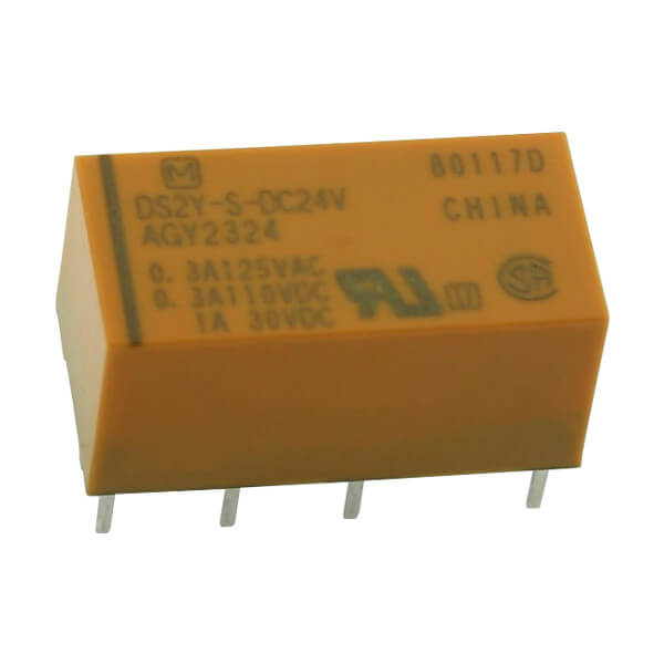 RELAY 2A 24VDC 2PNC TELECOM TYPE PANASONIC - DS2Y-S-DC24V