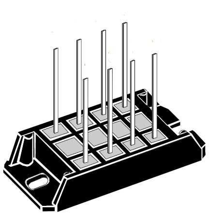 DIODE BRIDGE 34A 1200V 3PH+F.DIODES+THY IXYS - VUC36-12GO2