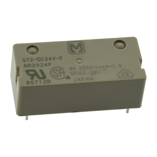 RELAY 8A 24VDC 2 FORM A 250VAC - ST2-DC24V-F