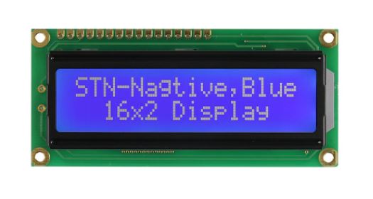 LCD CHARACTER 16X2 STN NEGATIVE BLUE 5V - WH1602B-TMI-JT#