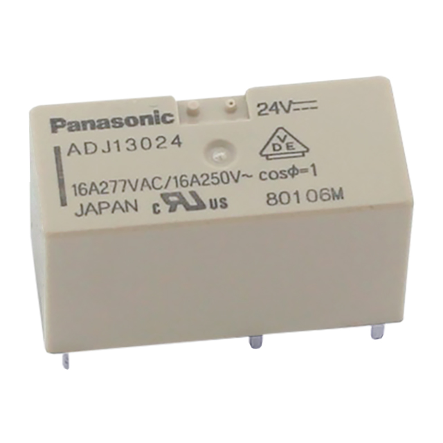 RELAY 16A 250VAC 1P PANASONIC - ADJ13024