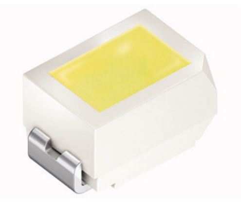 LED SMD 0805 WHITE 120° YELLOW/DIFFUSED - LW-M673