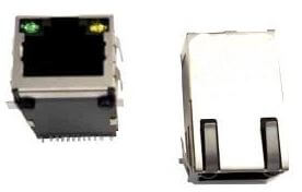 MODULAR JACK SMT R/A 8P8C (RJ45,Ethernet) GRAY - HR961160C