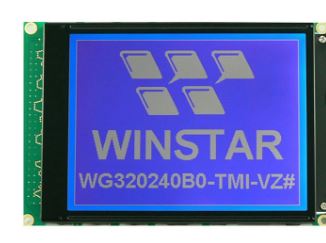 LCD GRAPHIC 320X240 STN NEGATIVE BLUE 5V RTP - WG320240B0-TMIVZ#000