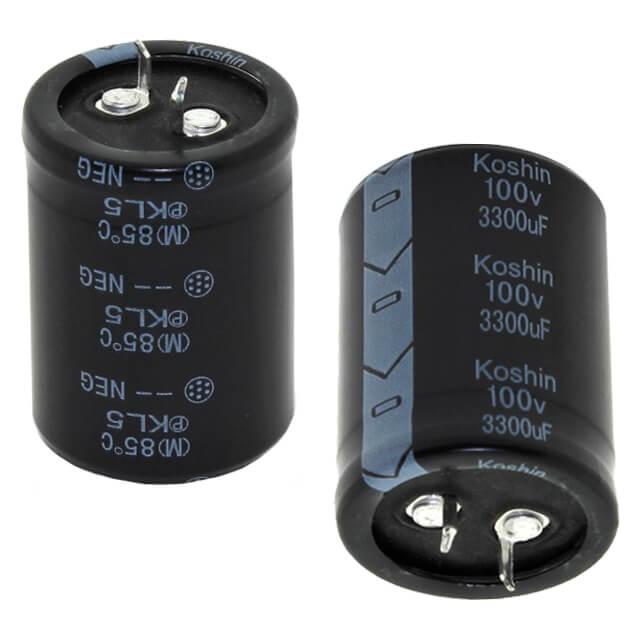 CAP.EL.3300uF 100V 30x40 85C SNAP-IN KOSHIN - PKL5-100V332MO400