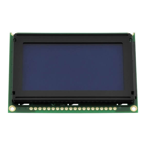 LCD GRAPHIC 128X64 STN NEGATIVE BLUE 3.3V - WG12864BP1-TMI-V#N