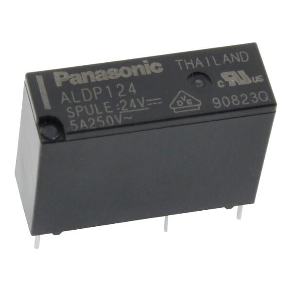 RELAY 5A 24VDC 1FromA SLIM TYPE - ALDP124W