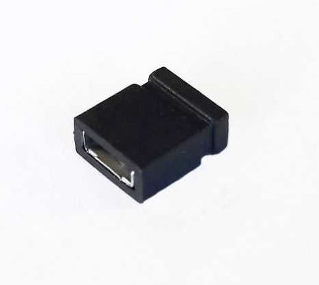 JUMPER 2PIN 2.54MM CLOSED 6.0MM BLACK - DS1027-2BBN0