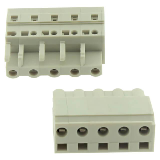 TERM.BLK.7.50MM 5P 180C FEMALE GRAY GAOSONG - 8EDGKB-7.5-05P-11-01SH