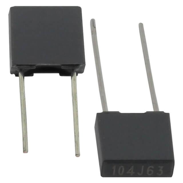 CAP.POL.100nF 63VDC 5MM 5% MKT BOX TB FARATRONIC - C241J104J20A201