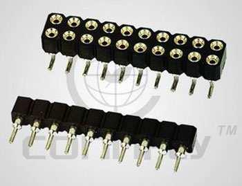 FEMALE HEADER 5PIN(1x5) 2.54mm THT V/T MACHINE PIN