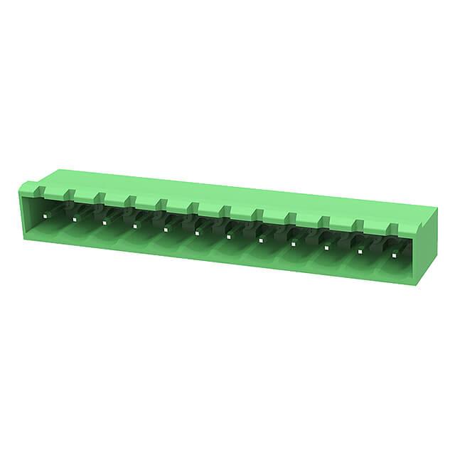 TERM.BLK.5.08MM 12P 90C MALE GREEN CLOSED LONG PIN - 2EDGRC-5.08-12P-14-190AH