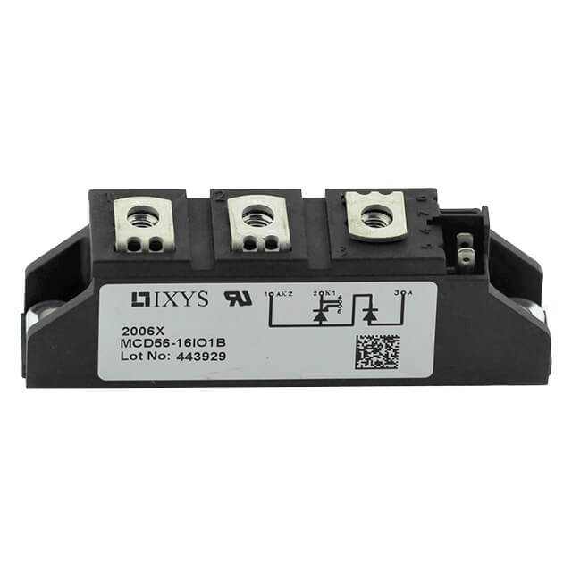 THYRISTOR DIODE MOD.DUAL 60A 1600V TO240AA CHASSIS - MCD56-16IO1B