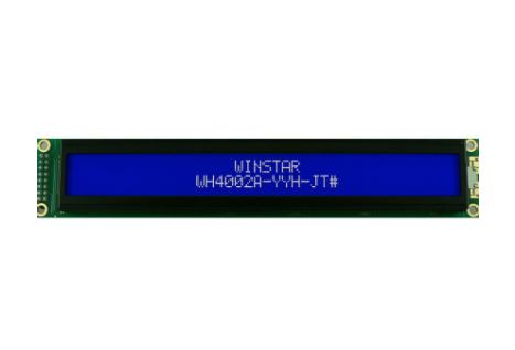 LCD CHARACTER 40X2 STN NEGATIVE BLUE 5V - WH4002A-TMI-CT#