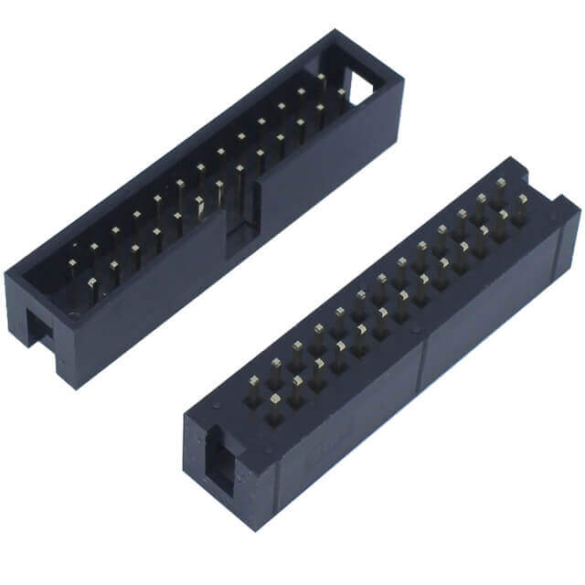 BOX HEADER 26PIN(2x13) 2.54mm THT V/T MALE BLACK - 5BH1SDA88-26G05AL-00