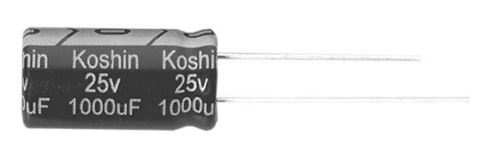 CAP.EL.1000uF 16V 10x16 5MM 105C TB KOSHIN - PKZH-016V102MG160-L/C4.0