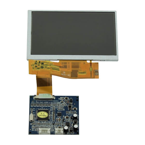 TFT LCD MODUL 5" ANALOG VIDEO CVBS INPUT - SAT-703-AT050D-S0-N