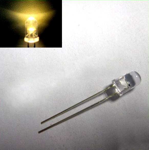 LED 5x4MM COOL WHITE 3000mcd 35° WATER CLEAR - SAVL-5464UWW1C-S2-TR13