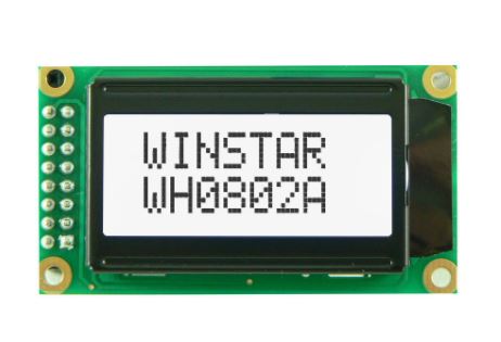 LCD CHARACTER 8X2 FSTN POSITIVE 5V - WH0802A1-TFH-ET#