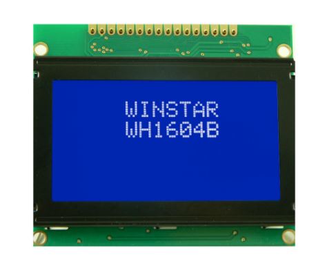 LCD CHARACTER 16X4 STN NEGATIVE BLUE 5V - WH1604B-TMI-CT#