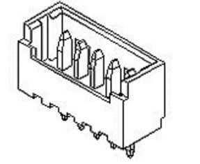 CON.T.B.1.25MM 5P 180C MOLEX