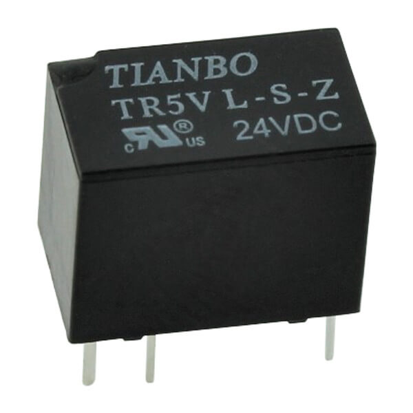 RELAY 1A 24VDC 1PNC TELECOM TYPE TIANBO - TR5V L-S-Z/24VDC