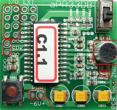 IC-DEMO BOARD FOR ARP33A3-C1.0 CPU SERIAL MODE