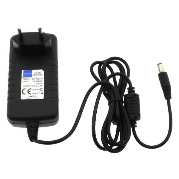 POWER SUPPLY 12V 1.5A 1.5M CABLE 2.1MM JACK SAVIOR