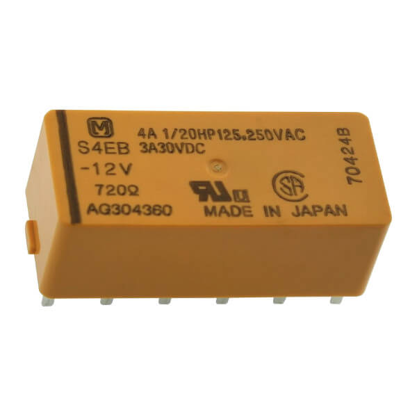 RELAY 4A 12V 4PNC (4 Form A) - S4EB-12V