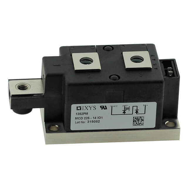 THYRISTOR DIODE MOD.DUAL 221A 1400V Y1-CU CHASSIS - MCD225-14IO1