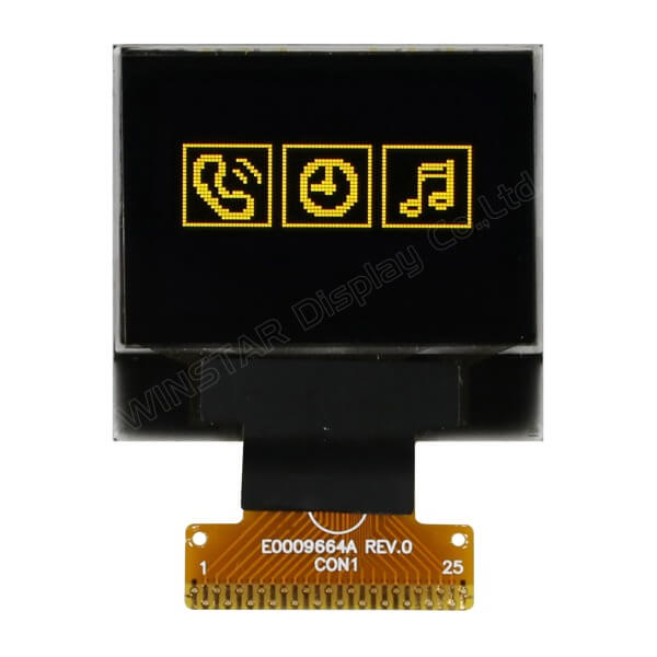 OLED COG 96X64 YELLOW 0.95" - WEO009664ALPP3N00000