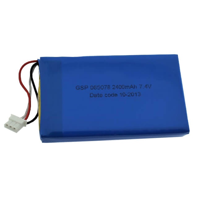 BATTERY LI-POLYMER 7.4V 2400mA GPB - GSP065078