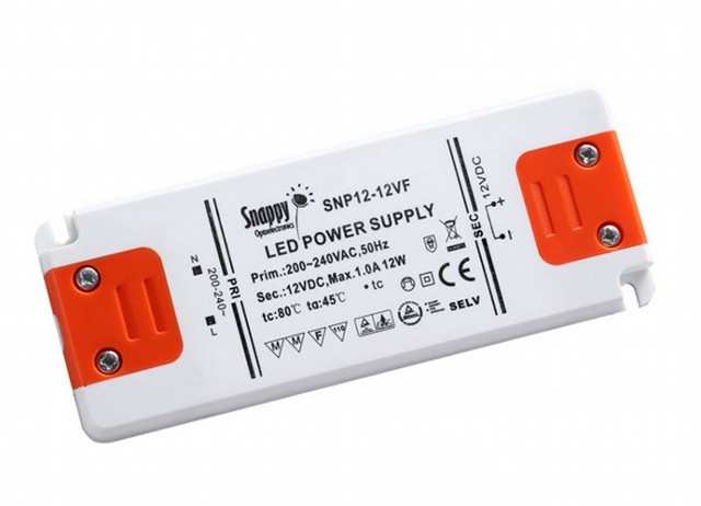 LED DRIVER 12W 350mA CC NON-DIMM IP20 SNAPPY - SNP12-350IF