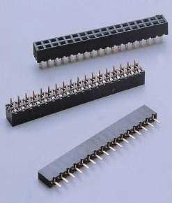 FEMALE HEADER 15PIN(1x15) 2.00mm THT V/T TRAY - C6801-15ASGH00R